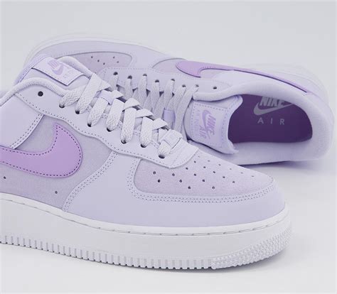 nike air force lila weiß